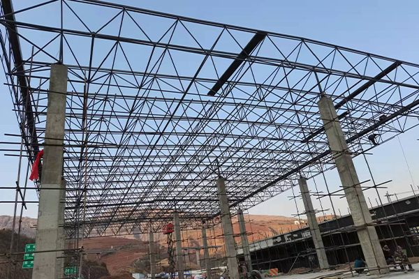 万源钢结构网架图片