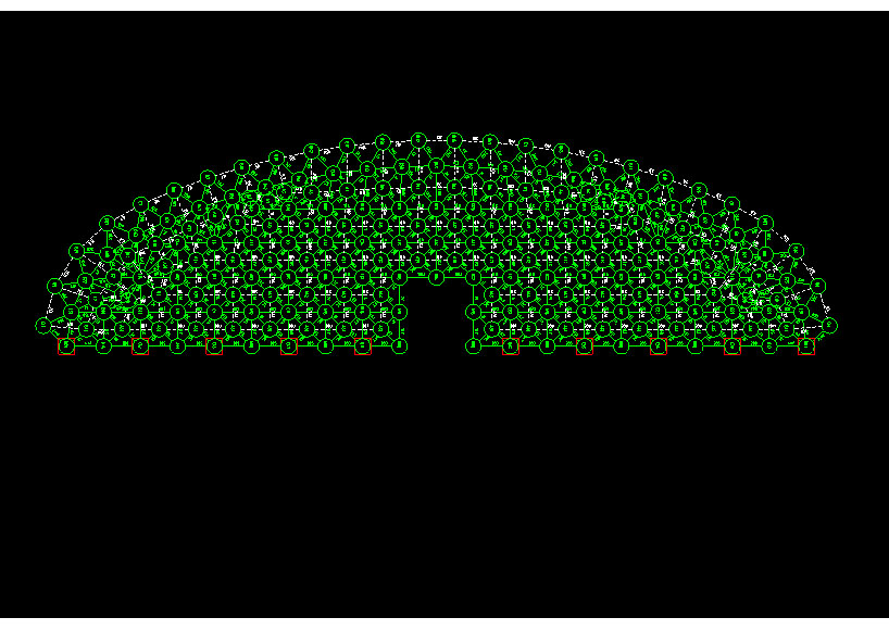 万源锡林浩特91跨，1000米长干煤棚网架设计