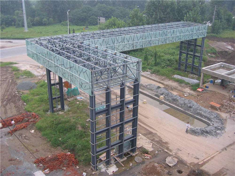 万源收费站网架