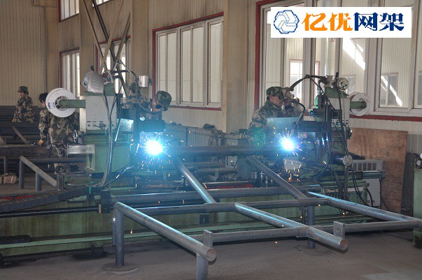 万源螺栓球网架加工车间